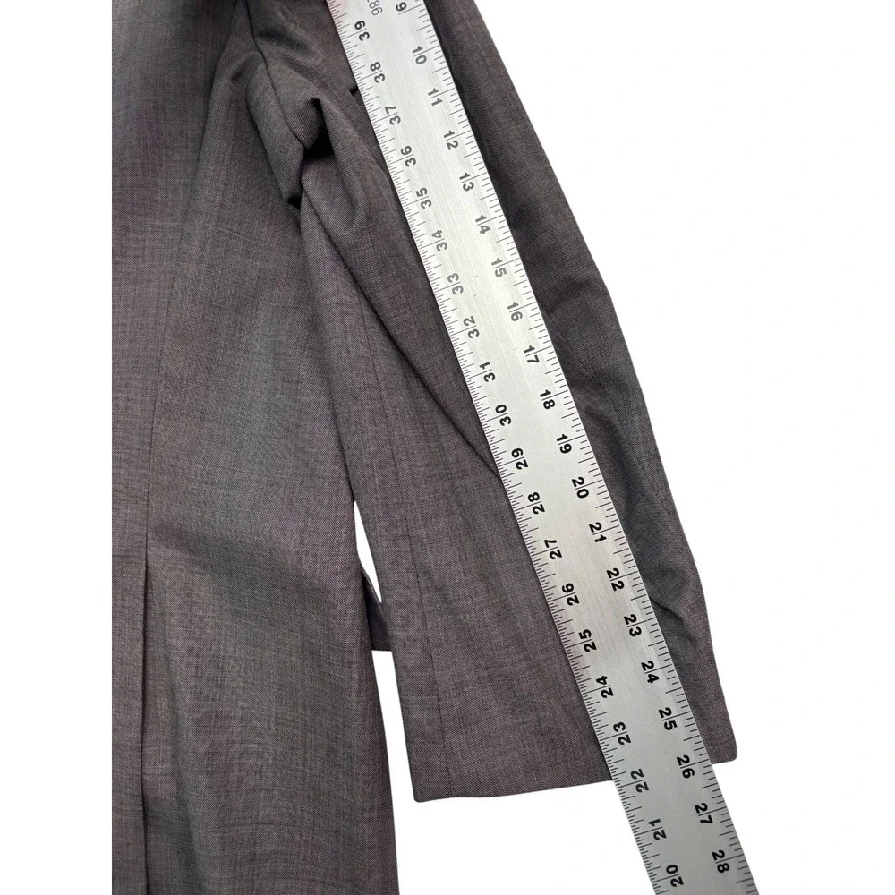 Joseph Abboud 54L 48x32 Gray 2pc Pant Suit Tollegno 1900 Italian Fabric Wool USA